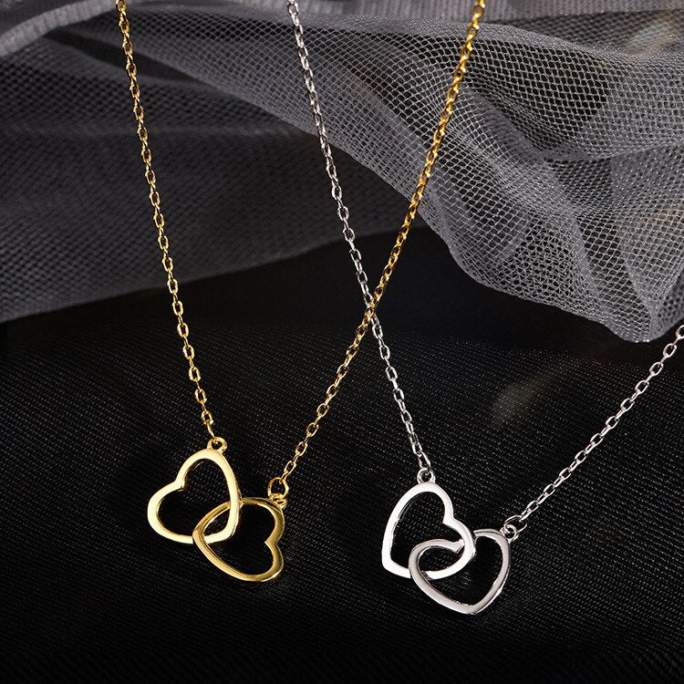 Collier femme doré, cœur, romantique – Vente Flash Bijoux