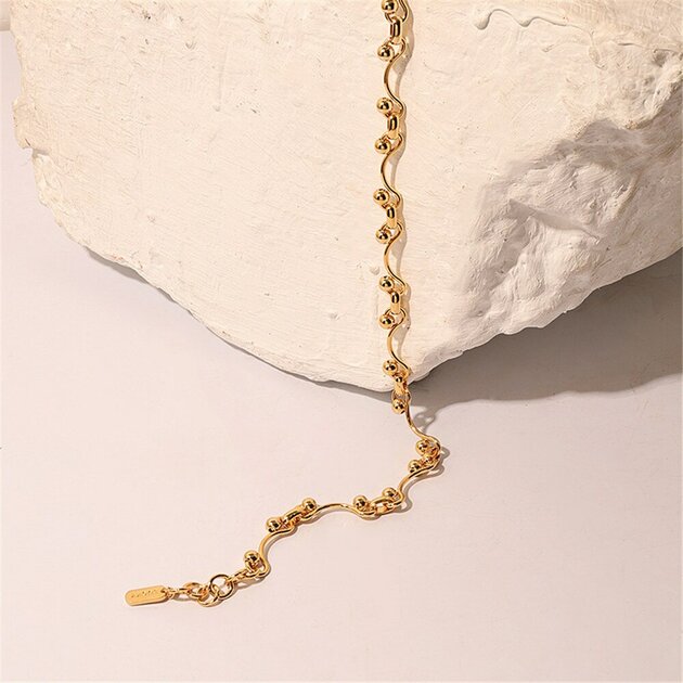 Collier femme doré, tendance – Vente Flash Bijoux