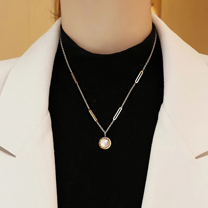 Collier femme acier inoxydable, raffiné, délicat – Vente Flash Bijoux