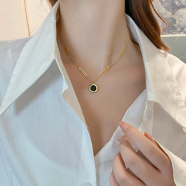 Collier femme acier inoxydable, raffiné, délicat – Vente Flash Bijoux