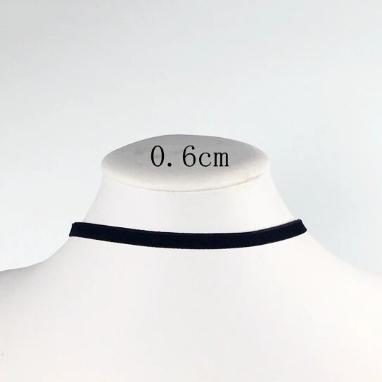 Collier femme noir, ras du cou – Vente Flash Bijoux