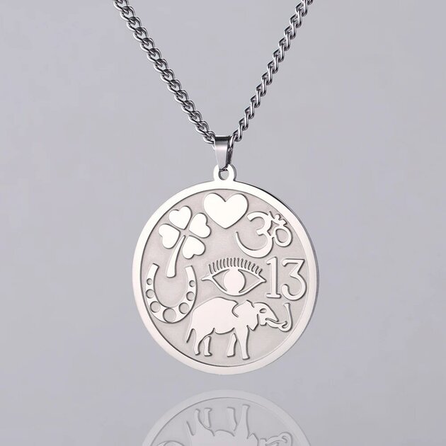 Collier femme doré, pendentif porte-bonheur– Vente Flash Bijoux