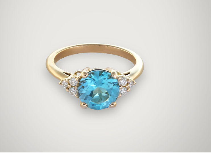 Bague femme dorée, zircon cubique, ajustable, raffiné – Vente Flash Bijoux
