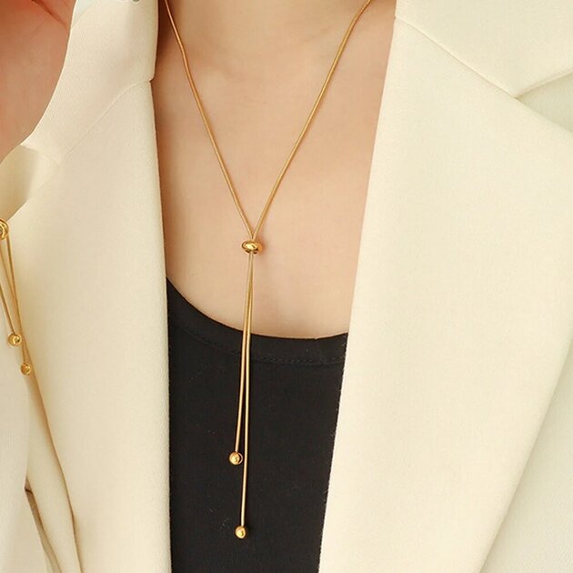 Collier femme doré, romantique – Vente Flash Bijoux
