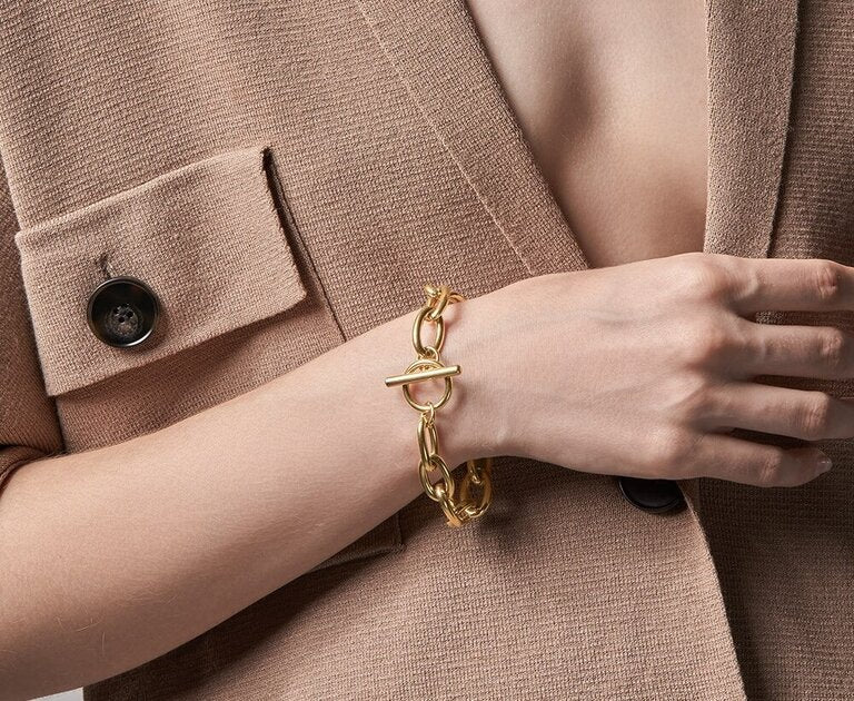 Bracelet femme acier inoxydable, chaîne – Vente Flash Bijoux
