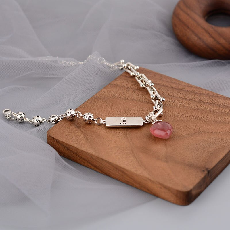 Bracelet femme argenté, chaîne, raffiné, minimaliste – Vente Flash Bijoux