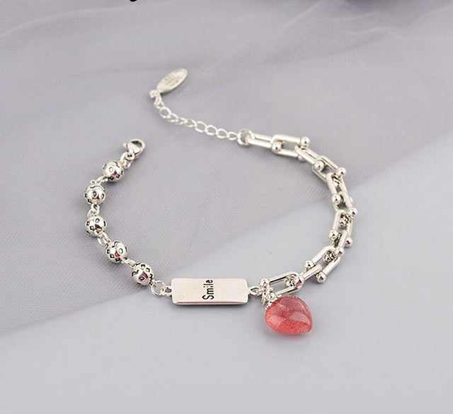 Bracelet femme argenté, chaîne, raffiné, minimaliste – Vente Flash Bijoux