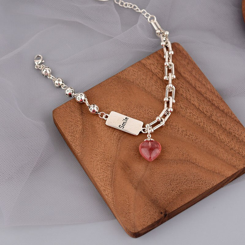 Bracelet femme argenté, chaîne, raffiné, minimaliste – Vente Flash Bijoux