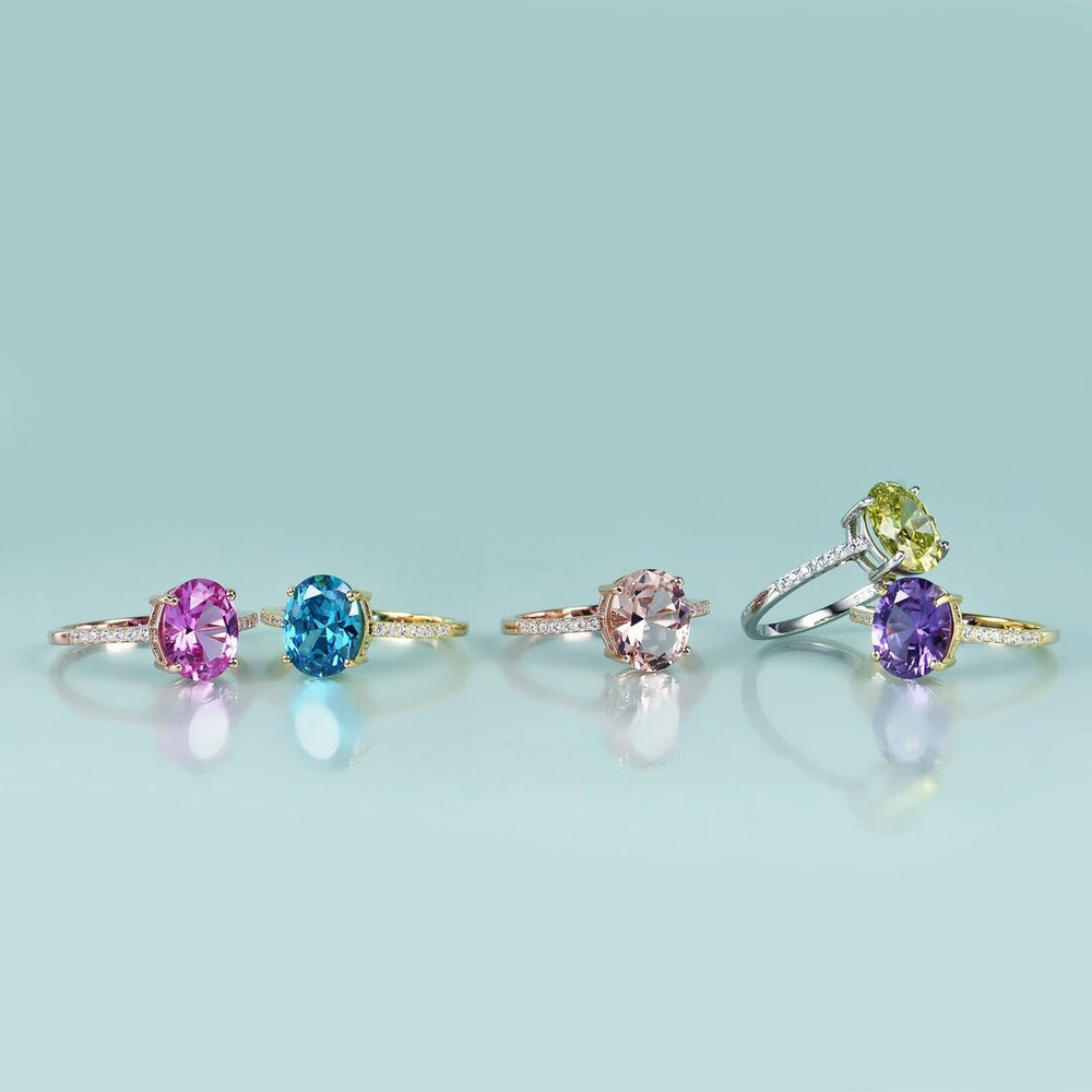Bague femme dorée, zircon cubique, chic, bohème – Vente Flash Bijoux