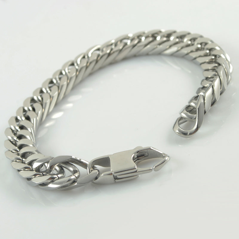 Bracelet homme acier inoxydable, chaîne, délicat – Vente Flash Bijoux