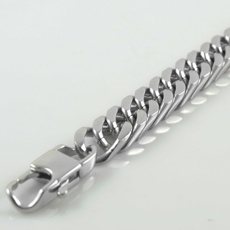 Bracelet homme acier inoxydable, chaîne, délicat – Vente Flash Bijoux