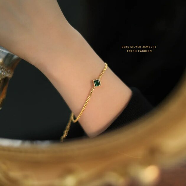 Bracelet femme doré ou argenté, cristal – Vente Flash Bijoux