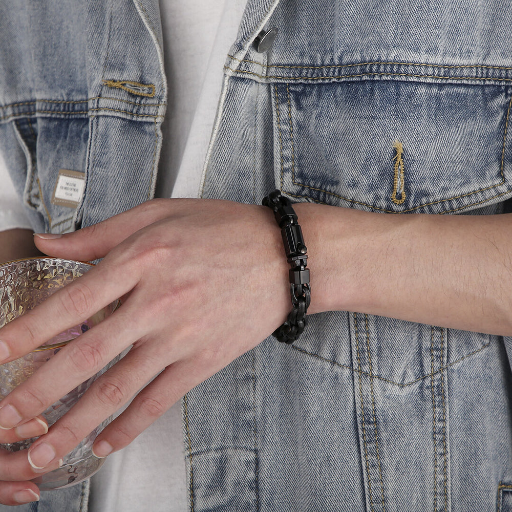 Bracelet homme acier inoxydable – Vente Flash Bijoux