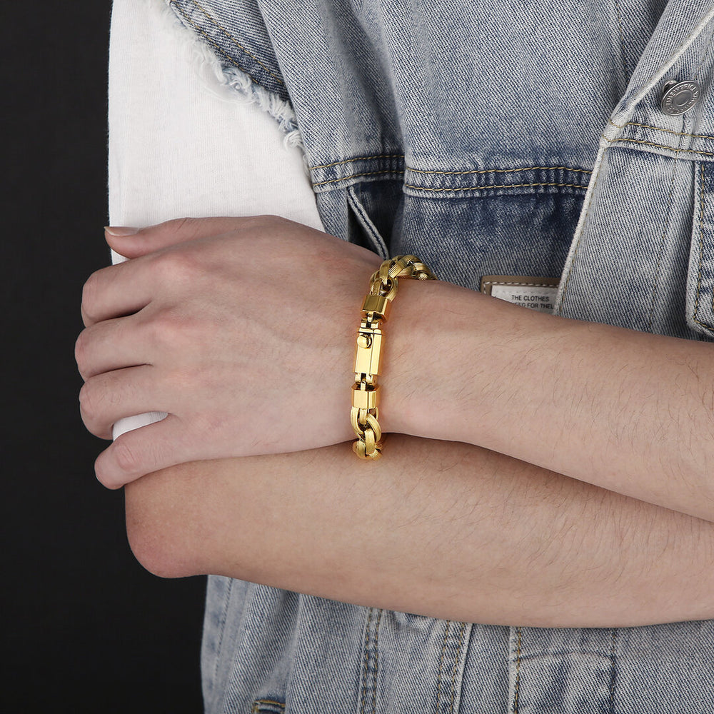 Bracelet homme acier inoxydable – Vente Flash Bijoux