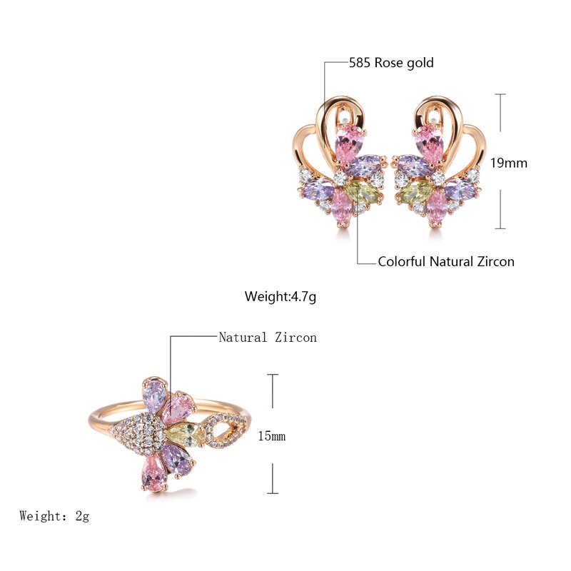 Boucles d'oreilles zircon cubique, raffiné – Vente Flash Bijoux