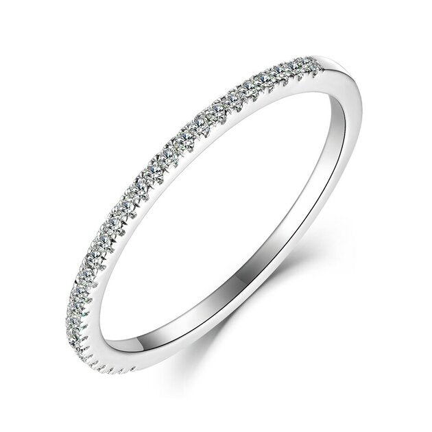 Bague femme argentée, zircon cubique, graphique – Vente Flash Bijoux