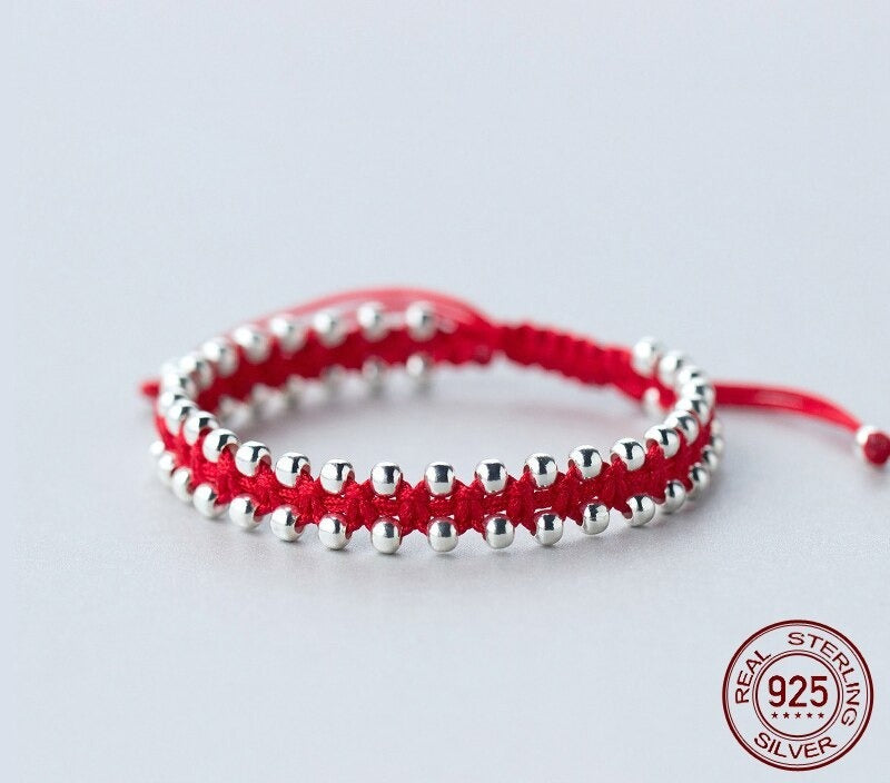 Bracelet femme argenté, chaîne, perles, minimaliste – Vente Flash Bijoux