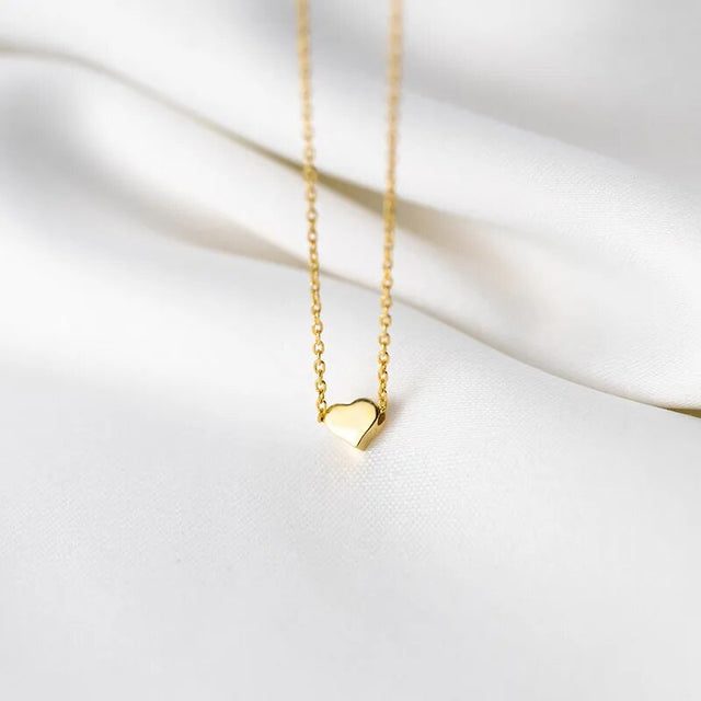 Collier femme doré, cœur, minimaliste – Vente Flash Bijoux