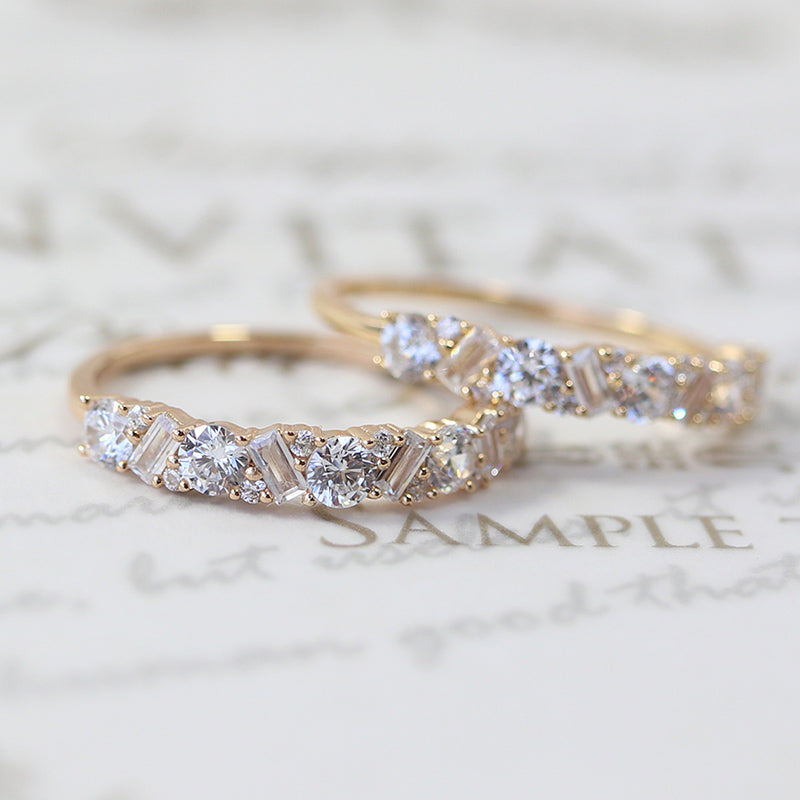 Bague femme dorée, zircon cubique, chic – Vente Flash Bijoux