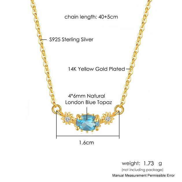 Collier femme doré, étoile, topaze – Vente Flash Bijoux