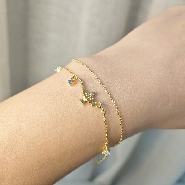 Bracelet femme doré, topaze – Vente Flash Bijoux