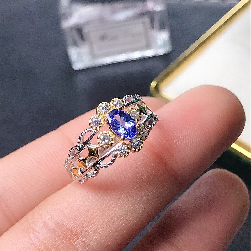 Bague femme argentée, zircon cubique, ajustable – Vente Flash Bijoux