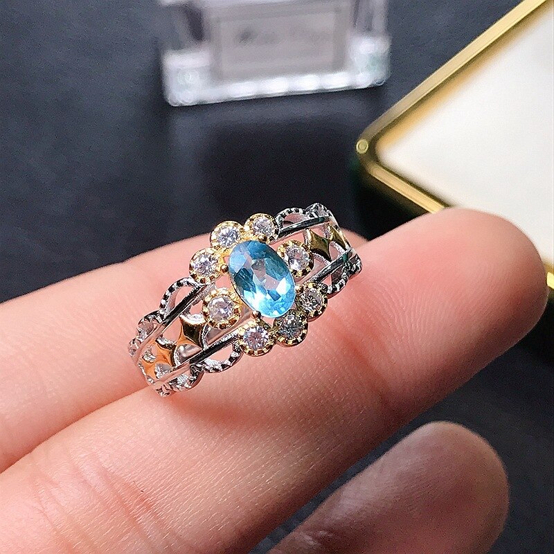 Bague femme argentée, zircon cubique, ajustable – Vente Flash Bijoux