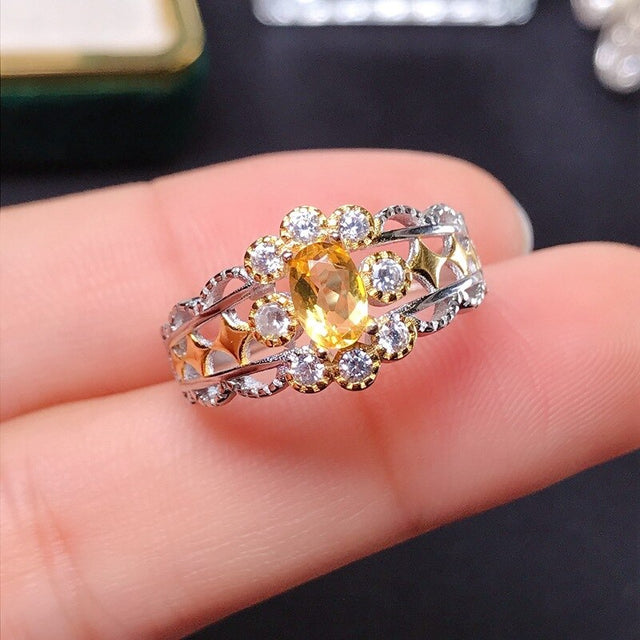 Bague femme argentée, zircon cubique, ajustable – Vente Flash Bijoux