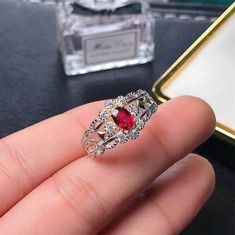 Bague femme argentée, zircon cubique, ajustable – Vente Flash Bijoux