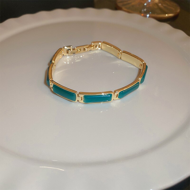 Bracelet femme doré, zircon cubique, intemporel – Vente Flash Bijoux