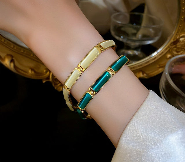 Bracelet femme doré, zircon cubique, intemporel – Vente Flash Bijoux
