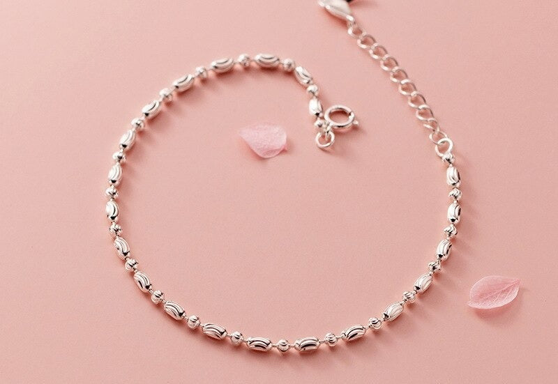 Bracelet femme argenté, vintage – Vente Flash Bijoux