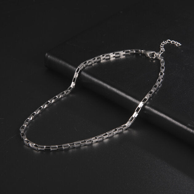 Collier femme acier inoxydable, ras du cou, graphique – Vente Flash Bijoux