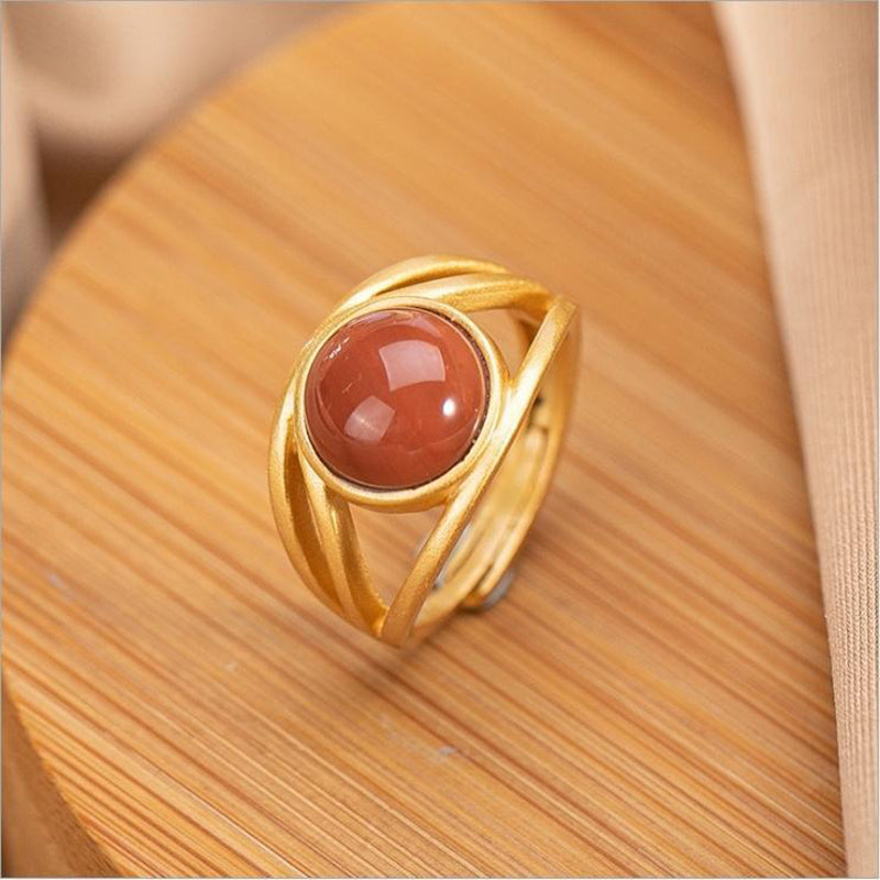Bague femme dorée, ajustable, raffiné – Vente Flash Bijoux