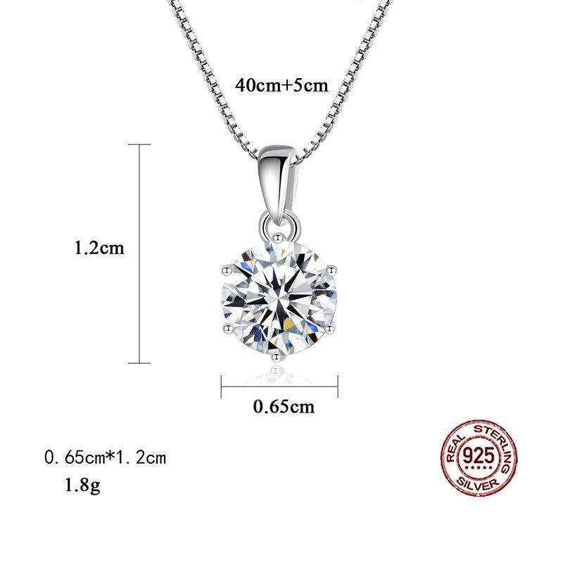 Collier homme argenté, moissanite – Vente Flash Bijoux