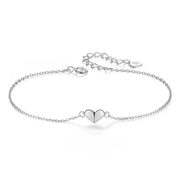 Bracelet femme doré, cœur – Vente Flash Bijoux