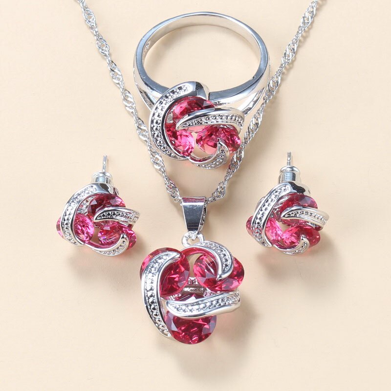 Boucles d'oreilles argentées, zircon cubique, bohème – Vente Flash Bijoux