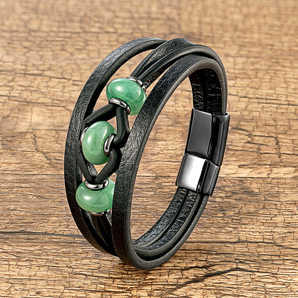 Bracelet femme acier inoxydable, œil de tigre – Vente Flash Bijoux