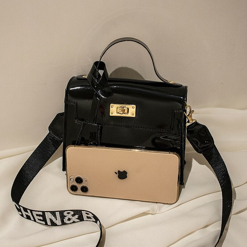 Sac bandoulière, en cuir, tendance, chic – Vente Flash Bijoux