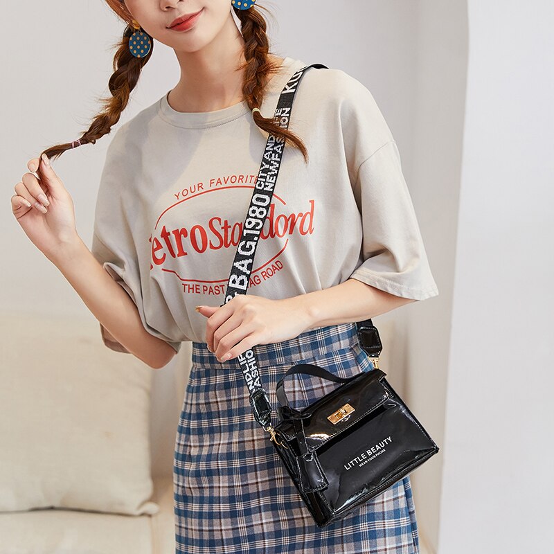 Sac bandoulière, en cuir, tendance, chic – Vente Flash Bijoux