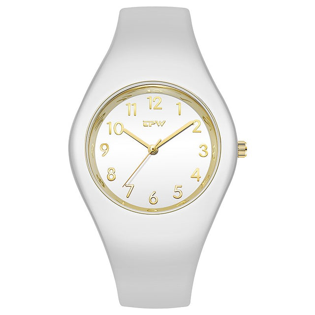 Montre femme à quartz, graphique – Vente Flash Bijoux