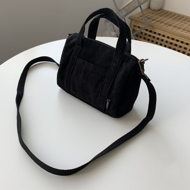 Sac bandoulière, en velours – Vente Flash Bijoux