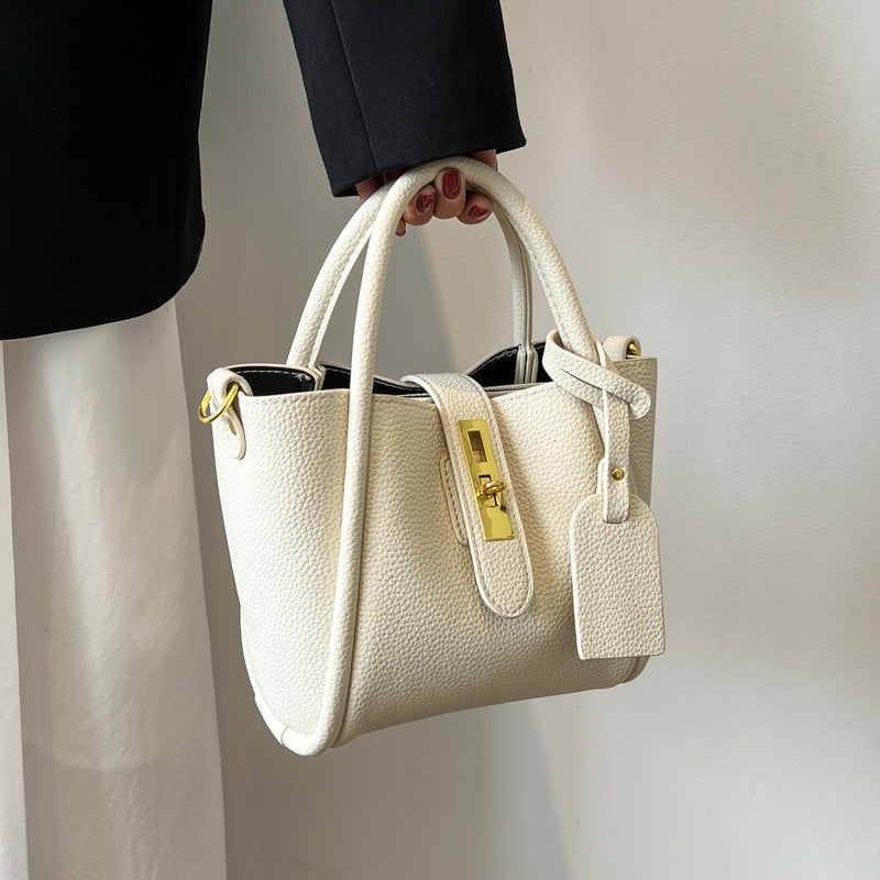 Sac bandoulière, en cuir, intemporel – Vente Flash Bijoux