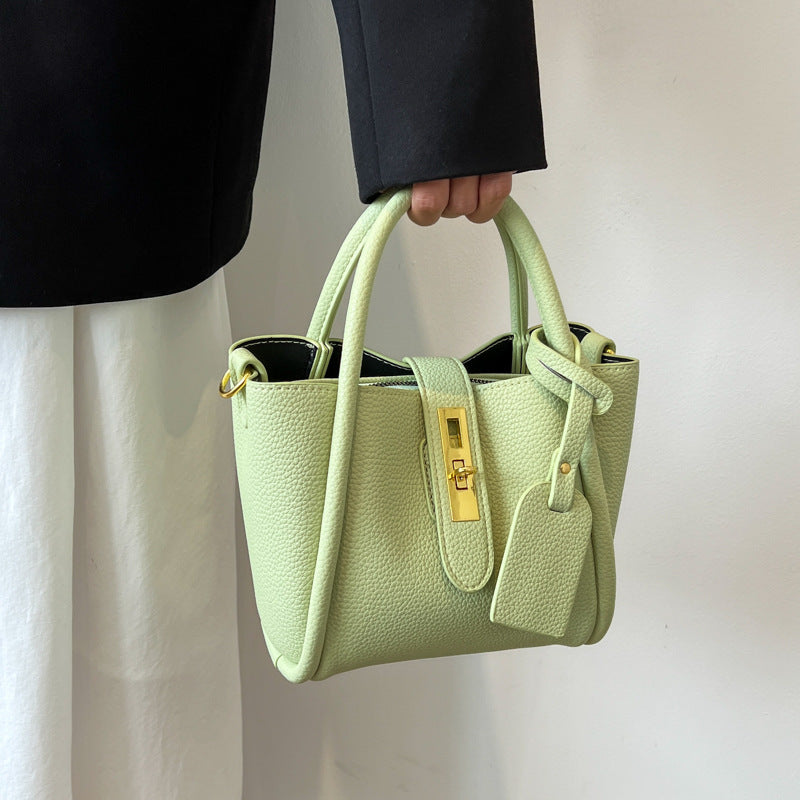 Sac bandoulière, en cuir, intemporel – Vente Flash Bijoux