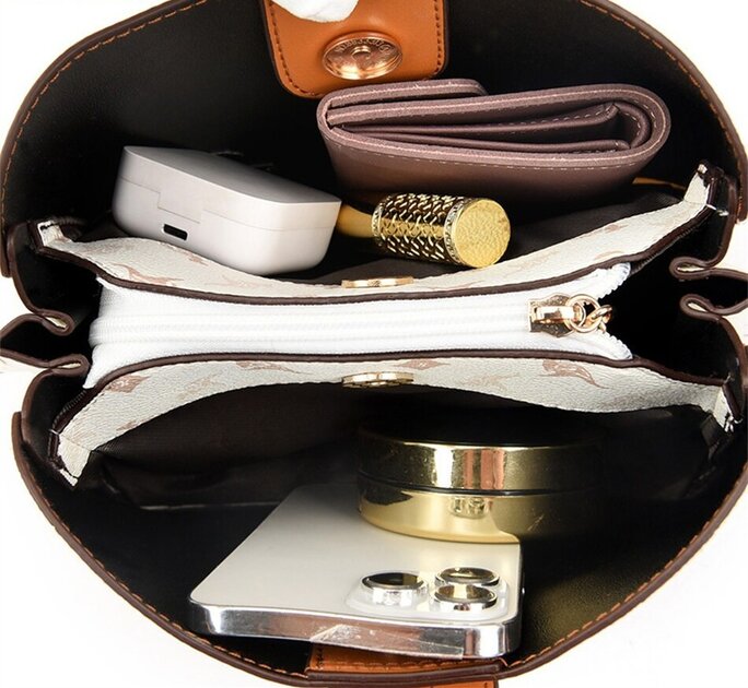 Sac bandoulière, en cuir, délicat, intemporel – Vente Flash Bijoux