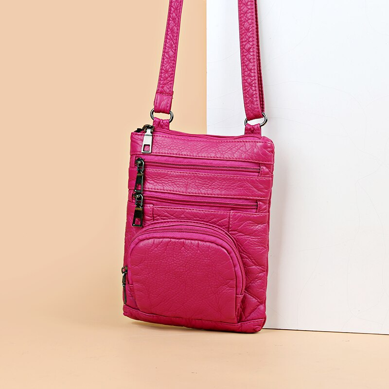 Sac bandoulière, en cuir, vintage, élégant – Vente Flash Bijoux
