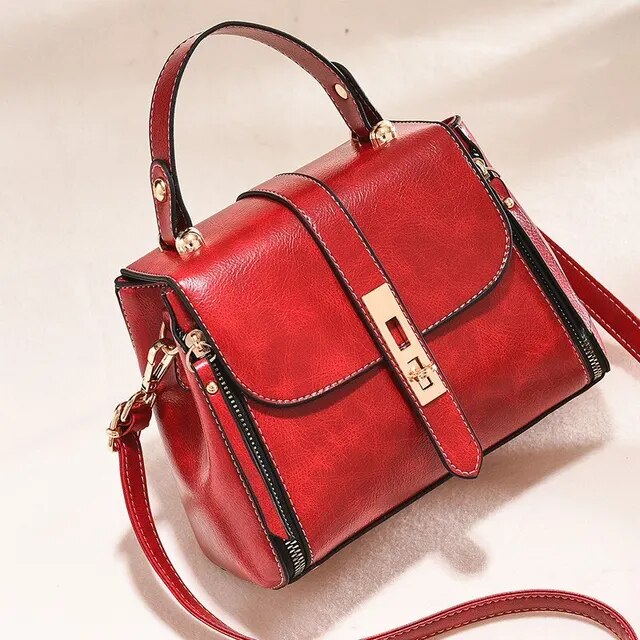 Sac bandoulière, en cuir, délicat – Vente Flash Bijoux