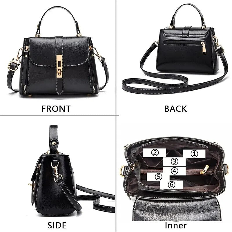 Sac bandoulière, en cuir, délicat – Vente Flash Bijoux