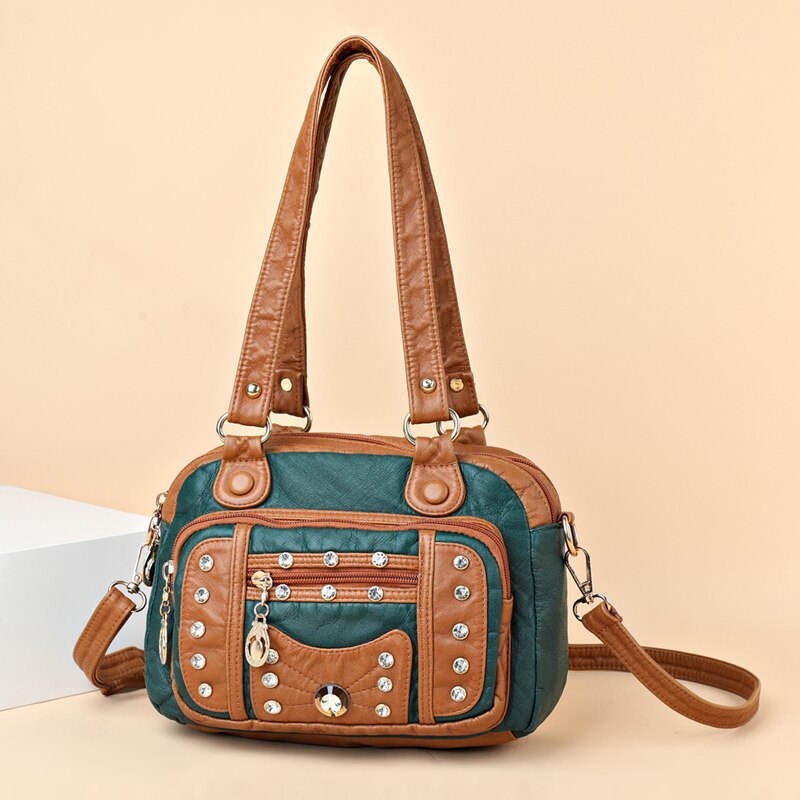 Sac pochette, en cuir, intemporel – Vente Flash Bijoux