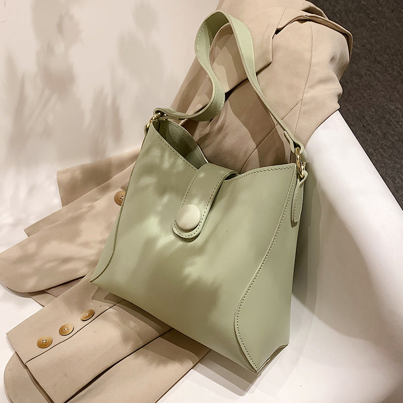 Sac bandoulière, en cuir, élégant – Vente Flash Bijoux